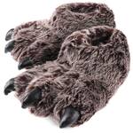 Giant Furry Bear Paw Slippers