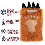 Giant Furry Bigfoot Hand Ice Scraper / Hand Warmer