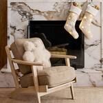 Giant Furry Snowflake Pillow