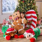 Giant Gingerbread Man Plush Body Pillow