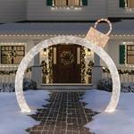Giant Glimmering Ornament Archway