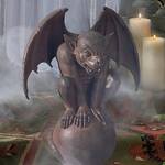Giant Gothic Gargoyle Statue - 3-Ft Tall!