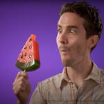Giant Gummy Watermelon Slice - 1,680 Calories!