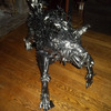 Giant Handmade Metal Wolf Sculpture