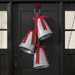 Giant Hanging Galvanized Christmas Bells