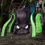 Giant Illuminated Kraken Sea Monster Yard Decoration