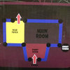 Giant Inflatable Halloween Haunted Castle - Stands 12' Tall!