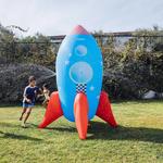 Giant Inflatable Rocket Ship Sprinkler - Stands Over 7.5 Feet Tall!