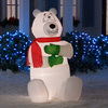 Giant Inflatable Shivering Polar Bear