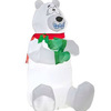 Giant Inflatable Shivering Polar Bear