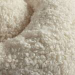 Giant Ivory Boucle Knot Floor Cushion - Can Be Tied or Untied