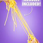 Giant Meatball Stress Ball With Stretchy Spaghetti Noodles