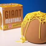 Giant Meatball Stress Ball With Stretchy Spaghetti Noodles