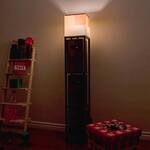 Giant Minecraft Brownstone Torch Floor Lamp / Storage Unit
