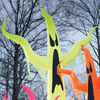 Giant Neon Inflatable Ghosts