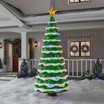 Giant Outdoor Color-Changing Christmas Tree