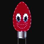 Giant Outdoor Illuminated Singing and Talking Vintage C9 Light Bulb