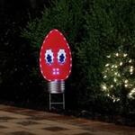 Giant Outdoor Illuminated Singing and Talking Vintage C9 Light Bulb