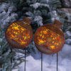 Giant Outdoor Lighted Christmas Ornament Lawn Stakes