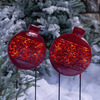 Giant Outdoor Lighted Christmas Ornament Lawn Stakes