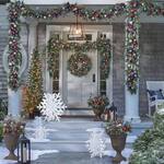 Giant Porch Snowflakes