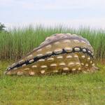 Giant Resting Ankylosaurus Dinosaur Statue