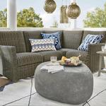 Giant River Stone Outdoor Coffee Table