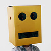 Giant Robot Block Head Costume