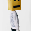 Giant Robot Block Head Costume