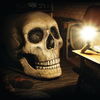 Giant Skull Chair With Movable Jaw