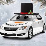Giant Snowman Top Hat For Cars