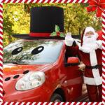 Giant Snowman Top Hat For Cars