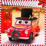 Giant Snowman Top Hat For Cars