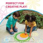 Giant Spirograph Outdoor - Creates Jumbo Sidewalk Chalk Spiral Designs