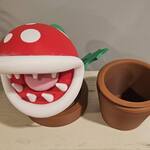 Giant Super Mario Piranha Plant With Hidden Storage Compartment