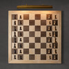 Giant Wall-Mounted Vertical Chess Set