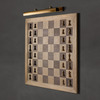 Giant Wall-Mounted Vertical Chess Set