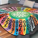Giant Wheel of Fortune Spin Wheel Throw Blanket