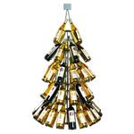 Giant Wine Bottle Christmas Tree Rack - Holds 60 Bottles!