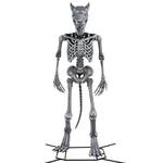 Gigantic 10-Ft Animatronic Werewolf Skeleton Statue