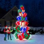 Gigantic 11.5-Ft Illuminated Stack of Gifts Christmas Tree
