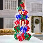 Gigantic 11.5-Ft Illuminated Stack of Gifts Christmas Tree