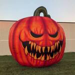 Gigantic 15-Ft Inflatable Evil Pumpkin Jack-O'-Lantern Decoration