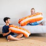 Gigantic 3D Hot Dog Throw Pillow