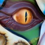 Gigantic 5 Foot Tall Demonic Clown Face Wall Sculpture