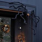 Gigantic 6 Foot Hairy Black Spider With Creepy Light-Up Eyes