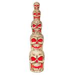 Gigantic 8 Foot Illuminated Stack of Skulls