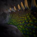 Gigantic Animatronic Green Dragon Statue