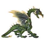 Gigantic Animatronic Green Dragon Statue