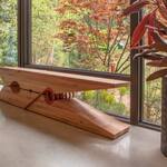 Gigantic Clothespin Bench